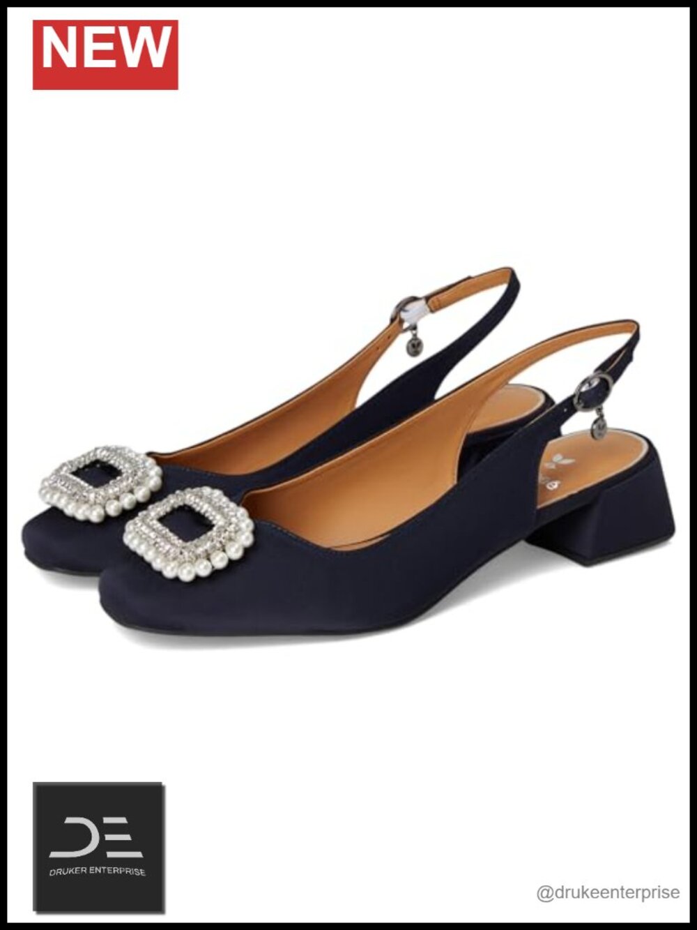 Memory Foam Satin Pumps Heels